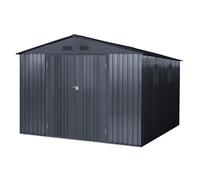 Casa de herramientas metálica Helsinki 3,7 x 3 m StoreBoss antracita