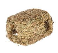 Casa de hierba con 2 agujeros, 28 cm de longitud