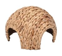 Casa de Hierba para Conejos: Refugio de totora Tejido a Mano, escondite Natural Seguro para roedores, Conejos cobayas, Accesorio Saludable para anidar Masticar | para ti