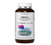 Casa de Hierbas Sanct Bernhard - Cápsulas de Aceite de Pescado Omega 3, 500 mg (400 cápsulas)