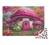 Casa de Hongos de Hadas Rompecabezas Clásicos 1000 Pieza S Adultos Niños Imposible Difícil Descompresión Regalo 70x50cm/1000pcs