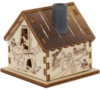 Casa De Humo Tres Avellanas Para Aschenbrödel 6x7x6 cm Escenario De Película