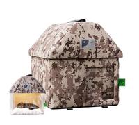 Casa De Invierno Para Gatos | Casa De Exterior Impermeable Plegable Con Almohadilla Suave Para Mascotas En Invierno - Cobijo Exterior para Animales - para Comunidad, Balcón, Patio, Jardín, Garaje y Pa