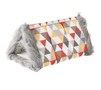 Casa de invierno para gatos, casa para perros pequeños, para interiores, extraíble, lavable, plegable, cojín de felpa para animales pequeños, cachorros y hámster