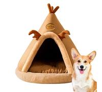 Casa de invierno para mascotas: cama gruesa y cálida para gatos, diseño de habitación cerrada, plegable | Para gatos y perros, ideal para estaciones frías, casa acogedora que retiene el calor y relaja