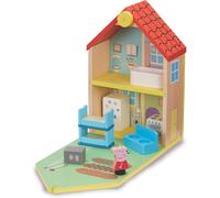 Casa De La Familia Peppa Wutz Con Figuras Y Accesorios De Juguete De Madera