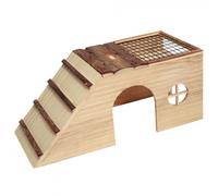 Casa de madera con rampa para roedores - Kerbl
