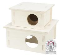 Casa de múltiples cámaras, 2 cámaras 25 × 12 × 25 cm