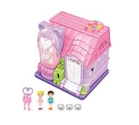 Casa de muñecas Castillo de juguete - Juego para niños pequeños Luces mágicas y Castillo Juguete musical | Regalo de casa de juegos para niñas de 3 años o más, decoración navideña de casa de muñecas,