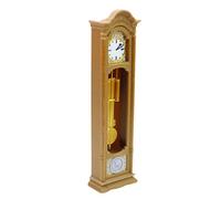 Casa de muñecas de pie - 1:12 escala antiguo modelo de pie, estilo victoriano muebles en miniatura, ornamento decorativo realista | Mini accesorio Vintage para la vitrina de la casa de muñecas