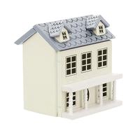 Casa de muñecas en Miniatura, Juego de Manualidades de Madera, maqueta Hecha a Mano, un Kit de Bricolaje Que te Permite Crear un Modelo de casa detallado de una Villa de Estilo para el Tiempo