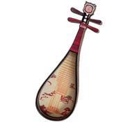 Casa de muñecas Instrumento en miniatura - Instrumento musical popular chino, imanes de nevera, pegatinas para frigorífico, accesorios de fotografía, foto de Pipa, ornamen