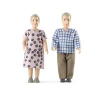 Casa De Muñecas Lundby Charlie Abuela Y Abuelo Pareja Anciana Personas 1:18