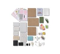 Casa de Muñecas Miniatura DIY Kit, Miniatura Casa Madera, Fácil Montaje, Proyecto Manual para Más de 14 Años, Decoración Hogar, Color Madera