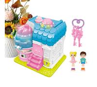Casa de muñecas para niños | Casa de juegos con luz y música - Fantasía para niños, en casa, aula, escuela, dormitorio, sala de juegos, guardería, preescolar, cumpleaños