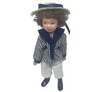 Casa de Muñecas Victoriana Niño En Marinero Suit Y Sombrero Porcelana 1:12 Escala Gente