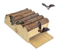 Casa de murciélagos - Gran refugio de madera para montaje en pared | Caja compacta para murciélagos casa para el jardín, para jardín, patio, granja, terraza, estaca parque, granero, camino natural