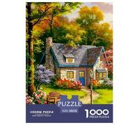 Casa de Otoño Puzzle Imposible,desafío para Adultos Interesante Entretenimiento Creativo 1000 Piezas Obra De Arte De Juego De para Adultos, Regalos A Partir De 14 Años 38x26cm/1000pcs