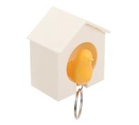 Casa de pájaros de 2 Piezas para Cajas de pájaros de jardín para Jardines Accesorio de Anillo de Llaves de pájaros del Reino Unido del Reino Unido