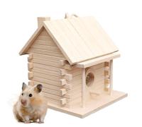 Casa de pájaros de madera al aire libre, casas de pájaros de madera | Casa de pájaros colgables para jardín - Caja de reproducción de loros decorativos, casa de pájaros que anidan para el tronco de ár