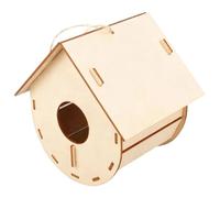 Casa de pájaros educativa de madera, kit de construcción simple, cobertizo para pájaros, kit de construcción para niños, proyecto de aprendizaje de ciencias naturales, escuela