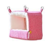 Casa de pájaros para jaula, algodón cálido calentado, alfombrilla de calefacción suave para cama de loro, para el hogar, al aire libre, balcón, interior, jardín, patio, tortolitos, conure, pinzones de