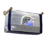 Casa de pájaros para jaula, cobertizo transpirable para pájaros con campana, accesorios de jaula para pájaros, jaula para periquitos, casa de animales pequeños para cacatúas