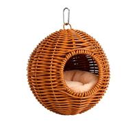 Casa de pájaros para jaula, lavable, nuez de descanso para periquitos, choza de de sueño para padres de mascotas, amantes de los animales, guacamayo, conure, zoológico, pajareras, sala de estar
