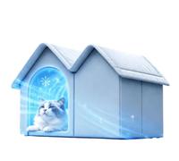 Casa de Perro con Aire Acondicionado Caseta Aislada de Oxford Cloth