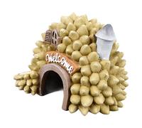 Casa de Pescado, Simulación Divertida de Paisajismo Innovador Acuario Escondite Casa Betta Escondite de Pescado Caja de Hideaway Betta para Camarones Peces y Reptiles (Durian)