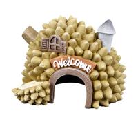 Casa de Pescado, Simulación Divertida de Paisajismo Innovador Acuario Escondite Casa Betta Escondite de Pescado Decoraciones de Acuario Hideaway para Camarones (Bellota) (Fruta de dragón) (Durian)