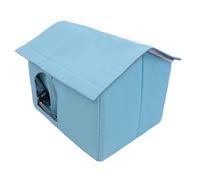 Casa de Refrigeración para Gatos Al Aire Libre, Casa de Refrigeración para Gatos, Cueva para Mascotas, Cortina de Papel de Aluminio para Exteriores Aislada, Refugio para (46x3