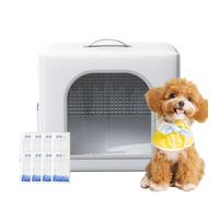 Casa de refrigeración para gatos al aire libre, refugio acondicionador para mascotas, casa para perros para uso en interiores y exteriores con 8 bolsas refrigeradoras