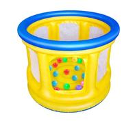 Casa de Saltos para Niños Centro de Juego Inflable, Plegable y con 20 Bolas | casita infantil castillo saltarín para casa dormitorio patio jardín parque infantil colegio guardería