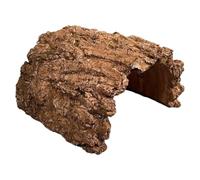 Casa de sapos - Resina 17 x 19 x 11 cm | Refugio de cueva para anfibios con diseño naturalista, escondite seguro, dragones barbudos, leopardos, ranas | reptiles, serpientes hábitat para acuarios