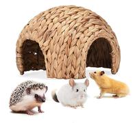Casa De Túnel De Hierba Para Conejos,casa Y Segura Para Conejillos De Indias,casa De Hierba Hecha A Mano Para Conejos, Casa Para Hámster De Conejo, Escondite De Hierba Tejida Para Conejos De Chinchila