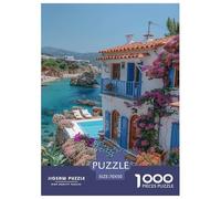 Casa de Vacaciones Puzzles Imposible,desafío para Adultos Interesante Entretenimiento Creativo 1000 Piezas Obra De Arte De Juego De para Adultos Y Niños Mayores De 12 Años 70x50cm/1000pcs
