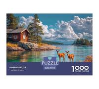 Casa de Vida Puzzle 1000 Piezas para Entretenimiento Creativo Clásicos Regalos Decoración del Rompecabezas Juguetes Desafiantes Adultos Y Niños A Partir De 12 Años 70x50cm/1000pcs