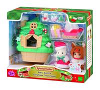 Casa Del Árbol De Navidad Del Bebé Santa De Sylvanian Families 5822