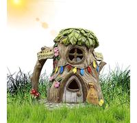 Casa del construido con excelente material de resina y cubierta con pintura Casa de las hadas ilumresistente y resistente a la agrupación, esta casa justa casera promete resistir la prueba de la época