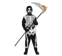 Casa Embrujada Esqueleto Niños Disfraz de Halloween Esqueleto