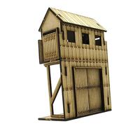 ＡＷＨＡＯ Casa en Miniatura Hecha a Mano a Escala 1/72, Escena Arquitectónica Desmontable para Maquetas de Ferrocarril, Puerta