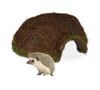 Casa erizo refugio hibernación iglú para mascotas natural 0,85 kg 20 cm