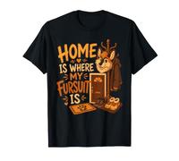 Casa Es Donde Mi Fursuit Es Peludo Acogedor Camiseta