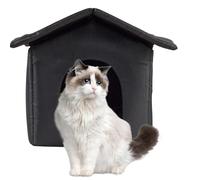 Casa Exterior para Gatos | Refugio Impermeable para Mascotas - Accesorios Mascotas Antideslizantes Balcón Hogar Multigatos Terraza Apartamento Campamento Invierno Felinos