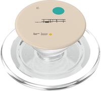 Casa Farnsworth - Homenaje Minimalista a Mies Van Der Rohe PopSockets PopGrip para MagSafe