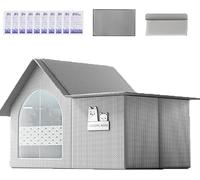 Casa fría for gatos con diseño de refrigeración: Garantiza un enfriamiento óptimo for su compañero felino Durante Todo el Verano(M(45 * 37 * 37))