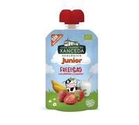 Casa Grande de Xanceda - Yogur ecológico con fresas y plátano Pack de 14 unidades (14 uds x90g)…