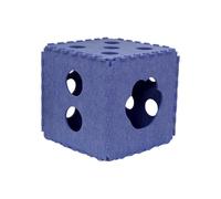 Casa grande para gatos, casa para gatos, cueva transpirable en forma de rompecabezas, escondite para gatos, casas y apartamentos para gatos, cubos para interiores, tabla para rascar cachorros y