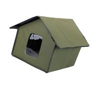 Casa impermeable para gatos al aire libre, fácil de montar, aislada para invierno, cálida, impermeable, para gatos al aire libre, casa impermeable para mascotas